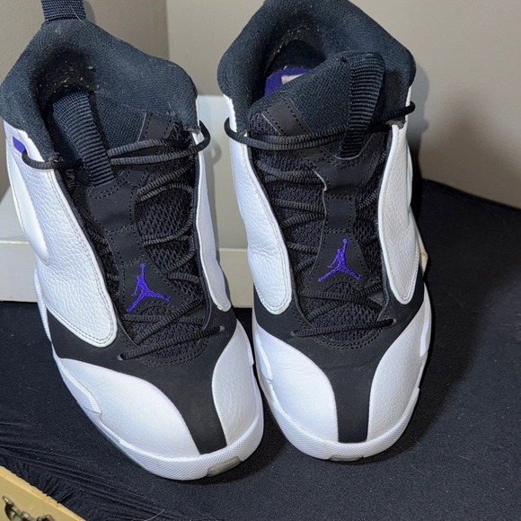 Jordan Jumpman Quick 23 Concords Released 2018 Athletic Shoes Black White Purple